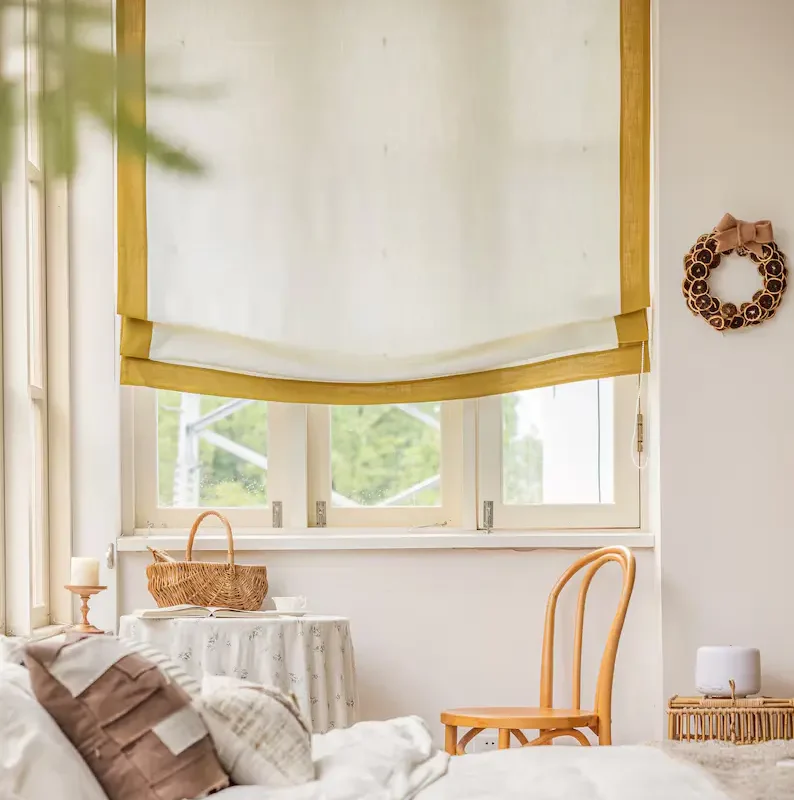 Relaxed Roman Shades